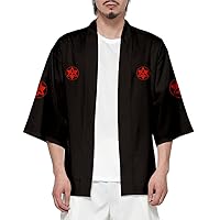 Naruto Cartoon cos Kimono Funny Short Sleeve Men's T-Shirt