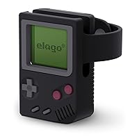 elago W5 Apple Watch Stand Compatible with iWatch Series 9/8/7/6/SE/5/4/3/2/1/SE (45mm, 44mm, 42mm, 41mm, 40mm, 38mm) Support Night Stand Mode [Black]