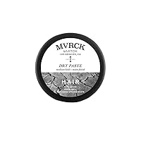 MVRCK by Paul Mitchell Dry Paste for Men, Medium Hold, Matte Finish, For All Hair Types, 3 oz.