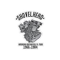 Sticker Decal Shovelhead American Motorcycle v-Twin Vintage Shovelhead Motorcycle Enthusiasts Stickers for Laptop Car 6