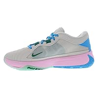 Nike Giannis Freak 5 Men's Basketball Shoes (DX4985-100, Light Orewood Brown/Medium Soft Pink/Blue Lightning/Emerald Rise)