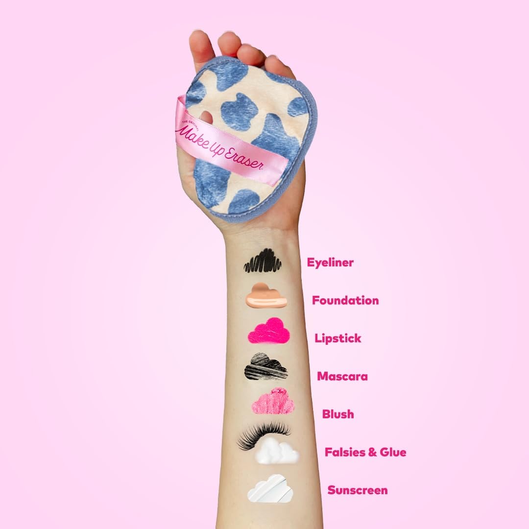 MakeUp Eraser, 7-Day Set, Erase All Makeup With Just Water, Including Waterproof Mascara, Eyeliner, Foundation, Lipstick, and More! Coastal Cowgirl, 7 ct.