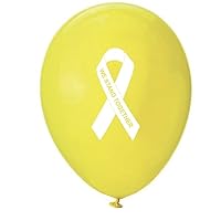 Yellow Ribbon Awareness Balloon 15 Fundraiser Pack