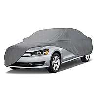 Coverking UVCCAR3I98 Universal Fit Car Cover for Sedan Length 14.3 ft. to 16.8 ft. - Triguard Light Weather Outdoor (Gray)