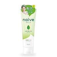 Naive Kracie New Face Wash 130g - Green Leaf Extract (Green Tea Set)