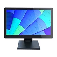 15.6'' inch PC Display 1920x1080p 16:9 Fullview IPS Widescreen HDMI-in Front Pure Flat Panel Waterproof Desktop Monitor, with Angle Adjustable Metal Folding Base, Built-in Speaker WP156PN-252