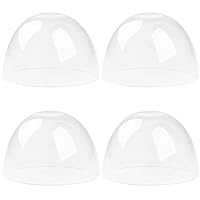 Baby Bottle Replacement Caps for Philips Avent Natural Bottles, Compatible Bottle Lid for Avent Natural Plastic and Glass Bottles, Soft and Safe PP, 4 Count