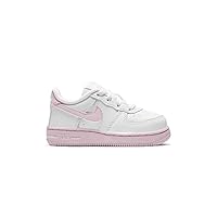 Nike Baby's Shoes Force 1 Low White/Pink (TD) CZ5898-100 Size 5