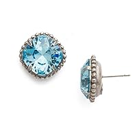 Sorrelli Essentials Cushion-Cut Solitaire Stud Earrings