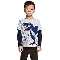 Flash Track Suit T-Shirt Girls Print Clothes Long Tops Toddler Baby Sleeve Cartoon Boys Dinosaur Boys Outfits&Set