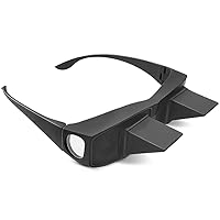 Prism Glass Lazy Glasses for Reading While Laying Down, 90 Degree lgasses Mirror, Laying Down lgasses, Lazy Readers, Neck Back Shoulder Pain Strain Sore Relief, Watch TV in Bed, Weird Gifts