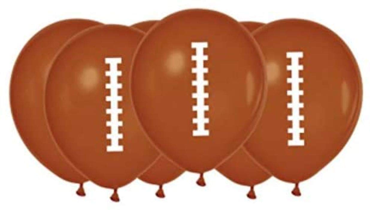 Football Latex Balloons | Brown - 12