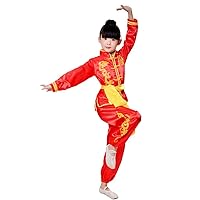 ZooBoo Martial Arts Uniform Kung Fu Training Clothes With Belt - Synthetic Silk