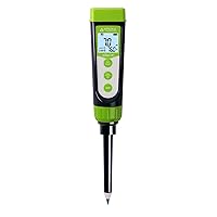 Apera Instruments AI102G GroStar Series GS2 Soil pH Pen Tester Kit for Direct Soil Test and Nutrient Solutions Test with Replaceable Swiss Spear pH Probe, Gen II