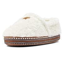 ARIAT Women's Snuggle Warm Indoor & Outdoor Rubber Outsole Slip-on Slipper with Gift Tin