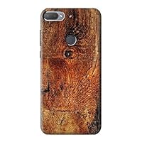 R1140 Wood Skin Graphic Case Cover for HTC Desire 12+