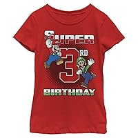 Nintendo Kids' Super Bros 3rd Bday T-Shirt