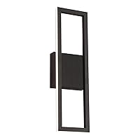 AFX COLS0518L30D1BK Cole Wall Sconce, Black