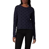 Rent The Runway Pre-Loved Navy Polka Dot Pullover