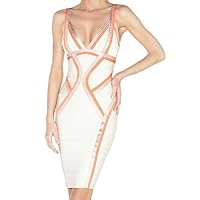 Women's Bandage Dress with and Trim