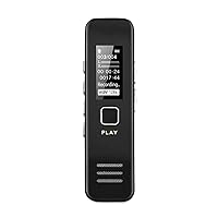 Voice Activated Recorder,HUIOP Digital Voice Recorder 32GB Voice Recording Device 32-1536KBPS for Lecture Meeting Interview Business Talk Audio Recorder with Playback, MP3 Music Player, Earphone, Pass
