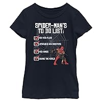 Marvel Girls Spider-Man No Way Home Spidey to-do List Tee
