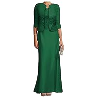 Mother of The Bride Dresses with Jacket for Wedding Long Plus Size Mother of Groom Dress Wedding Guest Gown