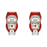 Heinz Simply Tomato Ketchup, 19oz Bottle (Pack of 2)