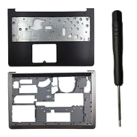 New Laptop Replacement Parts for Dell Inspiron 15-5000 5545 5547 5548 (Palmrest Upper Cover Case+Bottom Base Cover Case)