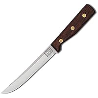 Chicago Cutlery 6-Inch Utility Knife with Ultra-Sharp Stainless Steel Blade for Optimum Sharpness, Walnut Tradition Handle Kitchen Knife
