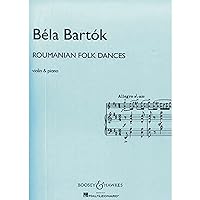 Roumanian Folk Dances: violin and piano. Roumanian Folk Dances: violin and piano. Sheet music Paperback Leather Bound