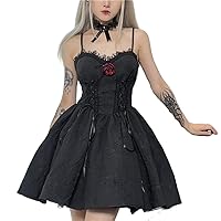 Goth Dress for Women or Teen Girls Juniors Gothic Punk Emo Cocktail Dress