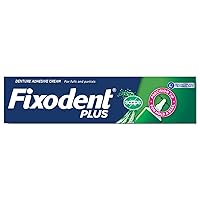 Fixodent Control Denture Adhesive Cream Plus Scope Flavor 2 oz (Pack of 5)