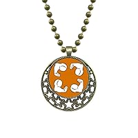 Arm Fist Power Cycle Art Deco Gift Fashion Pendant Star Necklace Moon Chain Jewelry