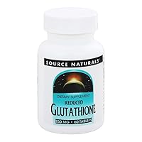 Glutathione, Reduced 250mg Source Naturals, Inc. 60 Tabs