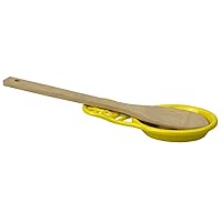 Sunflower Design Spoon Rest For Kitchen Counter (Yellow), By Home Basics | Stove Spoon Holder For Ladles, Spatulas, and More | Beautiful and Elegant Spoon Holder For Stovetop | Cast Iron Spoon Rest