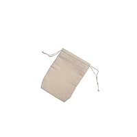 Muslin Bags - Drawstring Bags Small 500pcs - 2.75x4, Reusable Tea Bags, Jewelry Gift, Spice and Cotton Gift Sachet Bags - 100% Cotton - Made in USA - (Natural Hem & Drawstring)