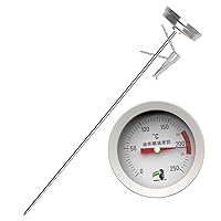 BESTOYARD Candy Thermometer Syrup Thermometer Candy Syrup Temperature Detector Tool Jam Thermometer Cooking Thermometer Stainless Steel Oil Thermometer