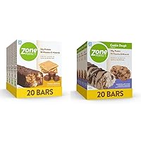 ZonePerfect Protein Bars | 14g Protein | 18 Vitamins & Minerals | Nutritious Snack Bar | Fudge Graham | 20 Bars & Protein Bars | 10g Protein | 15 Vitamins & Minerals | Nutritious Snack Bar