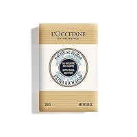 L'Occitane Shea Milk Sensitive Skin Extra Rich Soap, 8.8 oz: With Organic Shea Butter, Cleanse, Protect From Dryness, Family & Sensitive-Skin Friendly