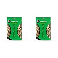 Wonderful Pistachios No Shells, Jalapeño Lime, 11 Ounce Bag, Protein Snack, Pantry Staple (Pack of 2)