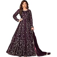 Wedding Collection Indian Pakistani eid Special Wear Long Anarkali Gown Suit for Women