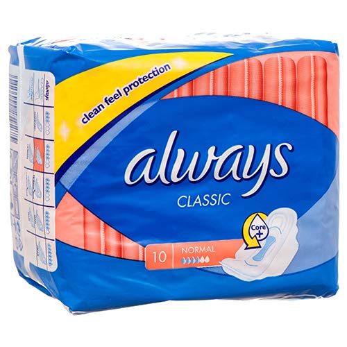 Always New 364432 Classic Maxi Pad Normal W/Wings 10 Ct (16-Pack) Feminine Hygiene Wholesale Bulk Health & Beauty Feminine Hygiene Firesale