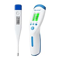 [Value Bundle] Berrcom Digital Thermometer DT007 & Berrcom Non Contact Infrared Thermometer for Adults and Kids JXB182