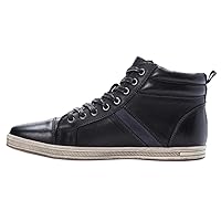 Propet Mens Lucas High Sneakers Shoes Casual - Black