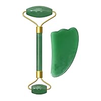 Crystal Roller and Portable Gourd Set for Massage Green Jade Roller Natural Adventure Stone Beauty Accessory 1Pcs (Color : Type C)