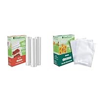 FoodSaver Vacuum Sealer Bags for Airtight Food Storage, Sous Vide, and Custom Vacuum Sealing