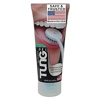 Peak Essentials | Tung Tongue Gel | Fresh Mint Tongue Cleaning Paste | Bad Breath and Halitosis | Mouth Odor Eliminator | Use with Tongue Brushes & Scrapers | Made in America (1 Pack)
