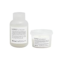 Davines LOVE Curl Shampoo | Wavy & Curly Hair Shampoo | Smooth and Moisturize Curls with Almond Extract