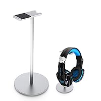 BENGOO Headphone Stand/Holder for Xbox One PS4 PC Headset Gaming Display Stand Desk by Aluminum - Black (Not Included Headset)